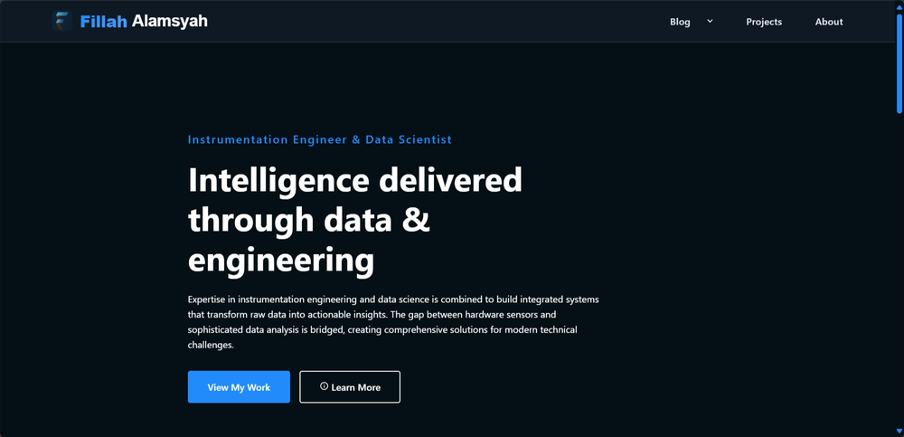 Personal Portfolio Website